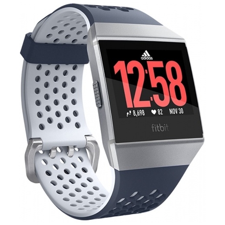 Fitbit Ionic Adidas Edition - Ink Blue & Ice Gray / Silver Gray, FB503WTNV