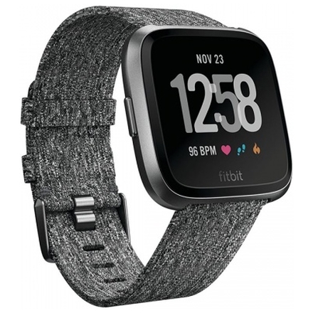 Fitbit Versa - Charcoal Woven, FB505BKGY-EU