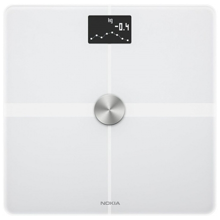 NOKIA Withings Body+ Full Body Composition WiFi Scale - White, WBS05-White-All-Inter