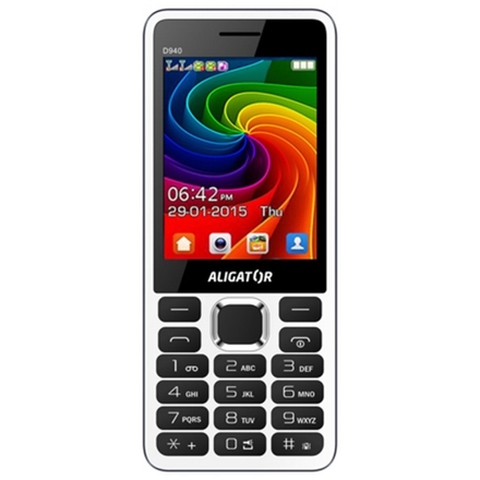 ALIGATOR D940 Dual sim bílý, AD940WG