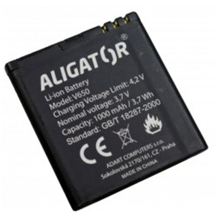 Aligator baterie V650, Li-Ion 1000 mAh, AV650BAL