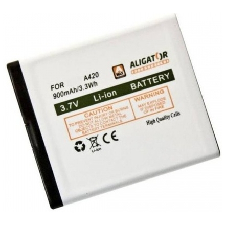 Aligator baterie A420/V500, Li-Ion 900 mAh, A420BAL
