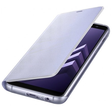 Samsung Flipové neonové pouzdro pro A8 2018 Orchid Gray, EF-FA530PVEGWW