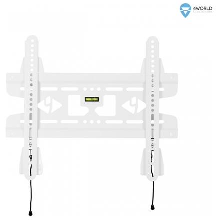 4World 4W Fixní držák pro LCD 15-43” SLIM nosn. 45kg WHT, 07464-WHT