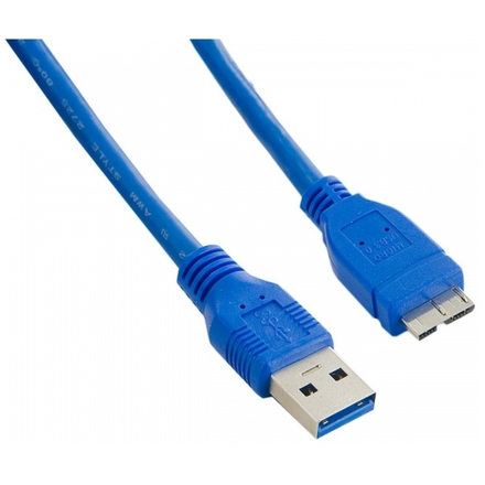 4World Kabel USB 3.0 AM-Micro BM 2.0m Blue, 08964