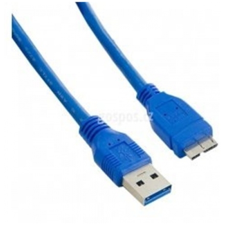 4World Kabel USB 3.0 AM-Micro BM 5.0m Blue, 08967