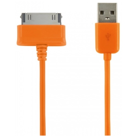 4World Datový kabel Galaxy Tab 1.0m Orange, 07945-OEM