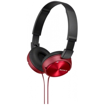 SONY sluchátka MDR-ZX310 červené, MDRZX310R.AE