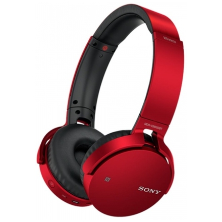 SONY sluchátka MDR-XB650BT bezdr.handsfr, červené, MDRXB650BTR.CE7