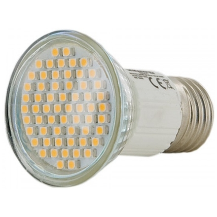 WHITENERGY WE LED žárovka 60xSMD 3W E27 teplá bílá - refl, 09480