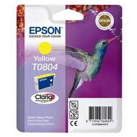 EPSON R265/360,RX560 Yellow Ink cartridge (T0804), C13T08044011 - originální