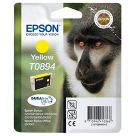 EPSON Yellow Ink Cartridge SX10x 20x 40x  (T0894), C13T08944011 - originální