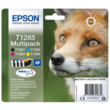 EPSON Multipack CMYK Ink Cartridge  (T1285), C13T12854012 - originální