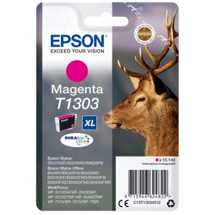 Epson Singlepack Magenta T1303 DURABrite Ultra Ink, C13T13034012 - originální