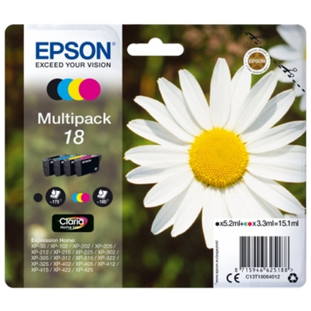 Epson Multipack 4-colours 18 Claria Home Ink, C13T18064012 - originální