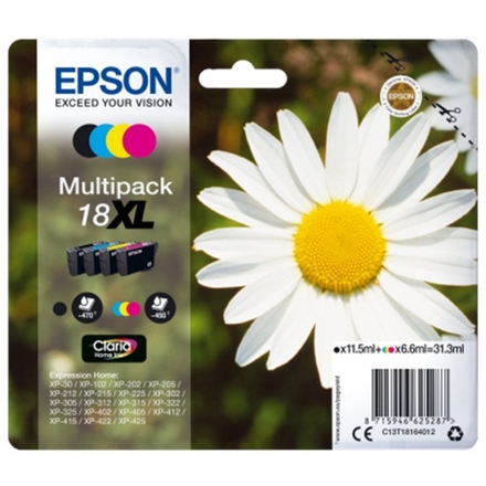 Epson Multipack 4-colours 18XL Claria Home Ink, C13T18164012 - originální