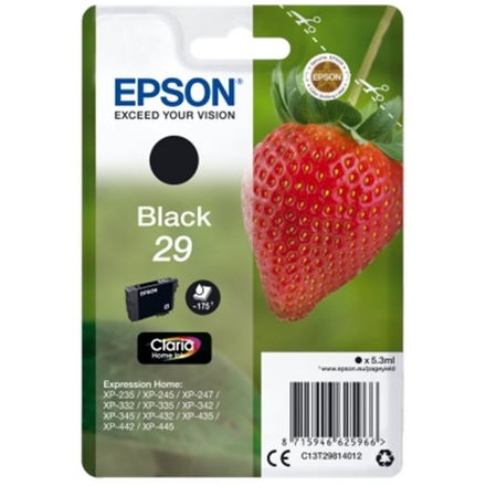 Epson Singlepack Black 29 Claria Home Ink, C13T29814012 - originální