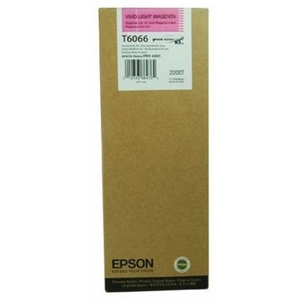Epson T606 Vivid Light Magenta 220 ml, C13T606600 - originální