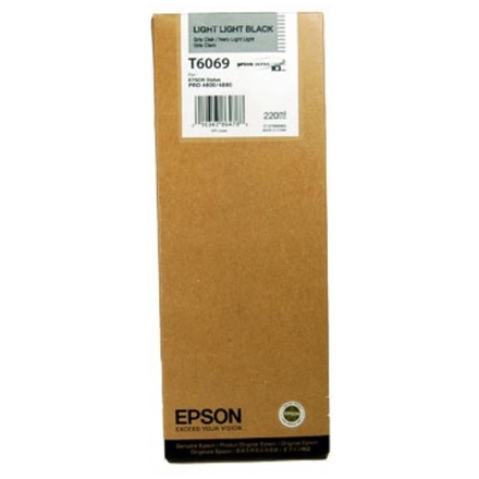 Epson T606 Light Light Black 220 ml, C13T606900 - originální