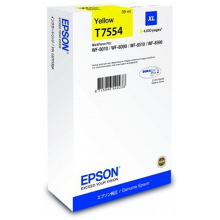 Epson Ink cartridge Yellow DURABrite Pro, size XL, C13T755440 - originální