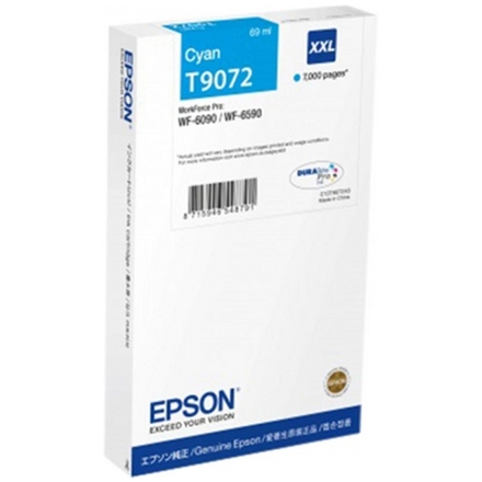 EPSON WF-6xxx Ink Cartridge Cyan XXL, C13T907240 - originální