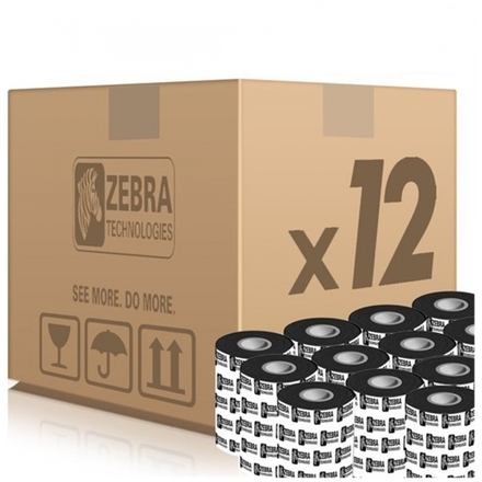 Zebra TT páska Wax, šířka 110mm, délka 300m, 02300BK11030