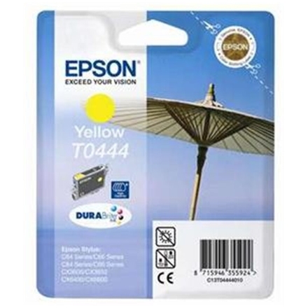 EPSON yellow C64/C66/C84/C86/CX3650/CX6400 HiCap  T0444 DURABrite, C13T04444010 - originální