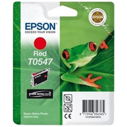 EPSON SP R800 Red Ink Cartridge T0547, C13T05474010 - originální