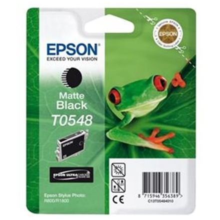 EPSON SP R800 Matte Black Ink Cartridge T0548, C13T05484010 - originální