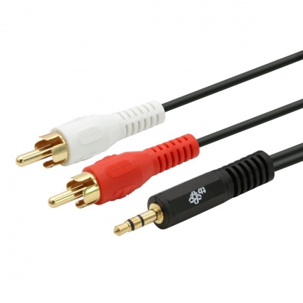 TB Touch Cable 3,5mm Mini Jack -2x RCA M/M 2,5m, AKTBXAJ2RCA250B