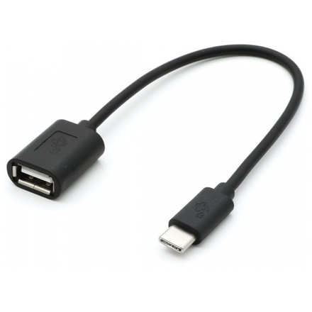 TB Touch Cable USB CM - OTG USB AF, 15cm, black, AKTBXKU4PAC015B