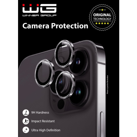 Tvrzené sklo WG/Camera Glass/iPhone 14/14 Plus/black 11970