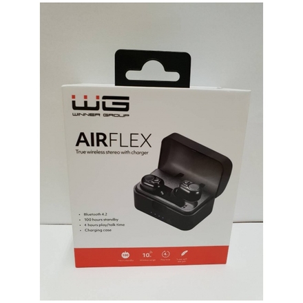 Sluchátka bluetooth WG AIRFLEX černá 53788