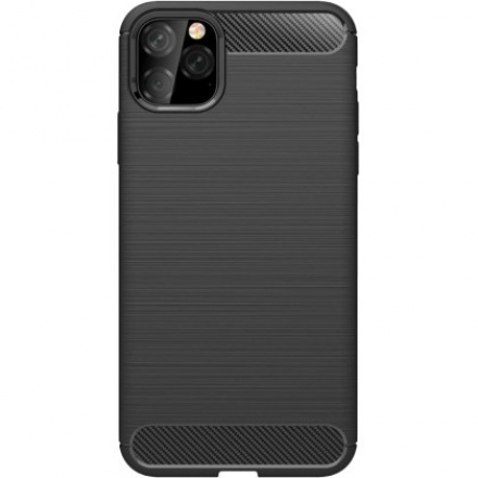 Pouzdro Carbon iPhone 7/8 s otvorem na logo (Černá) 8591194076787
