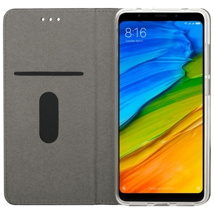 Pouzdro Flipbook Line Xiaomi Redmi 5 Plus (Černé)