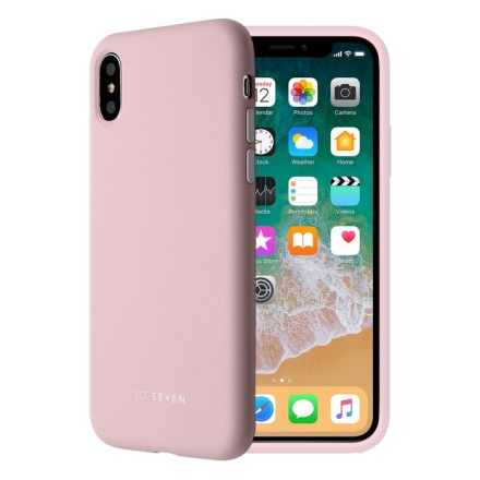 SoSeven Smoothie Silikonový Kryt pro iPhone X/XS Pink (EU Blister), 2445502