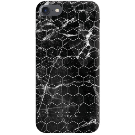 SoSeven Milan Case HoneyComb Marble Black Kryt pro iPhone 6/6S/7/8, 2441751