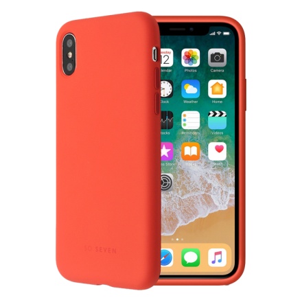 SoSeven Smoothie Silikonový Kryt pro iPhone 7/8 Orange (EU Blister), 2445509