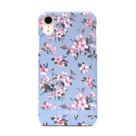 SoSeven Fashion Tokyo Blue Cherry Blossom Flowers Cover pro iPhone XR, 2442440