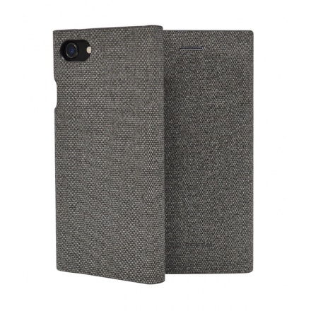 SoSeven Premium Gentleman Book Case Fabric Grey pro iPhone 6/6S/7/8, 2442454