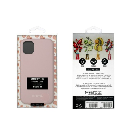 SoSeven Smoothie Silikonový Kryt pro iPhone 11 Pink (EU Blister), 2449401
