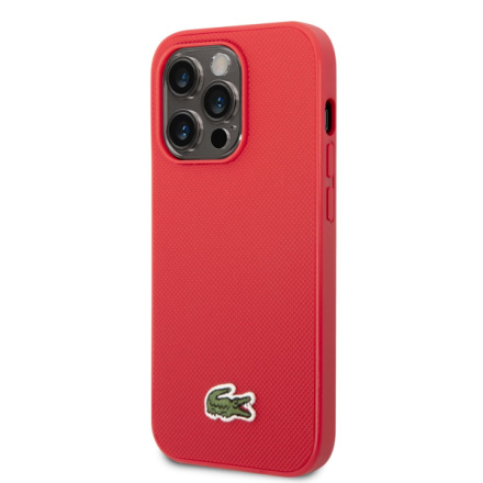 Lacoste Iconic Petit Pique Logo Zadní Kryt pro iPhone 14 Pro Red, LCHCP14LPVCR