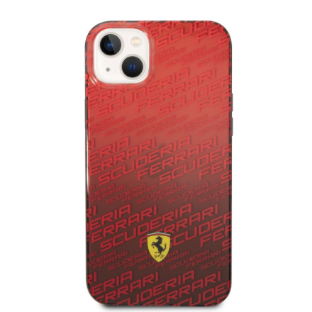Ferrari Gradient Allover Zadní Kryt pro iPhone 14 Plus Red, FEHCP14MEAOR