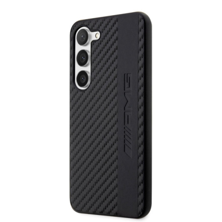 AMG Carbon Stripe Zadní Kryt pro Samsung Galaxy S23+ Black, AMHCS23MBLSCA