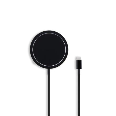 Karl Lagerfeld Ikonik NFT MagSafe Bezdrátová Nabíječka 15W Black, KLCBMKIOTTGK