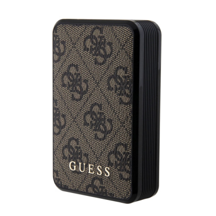 Guess PU 4G Leather Powerbanka 10000mAh Brown, GUPB10DP4GEGW