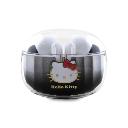 Hello Kitty True Wireless Kitty Head Logo Stereo Earphones Black, HKTWSHDGKEK