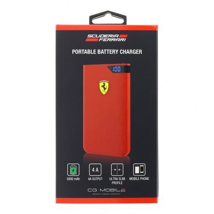 FEPBI606RE Ferrari LCD PowerBank 5000mAh Red , 2438631