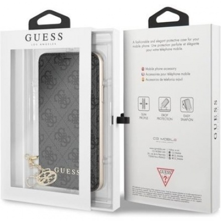 GUFLBKI8GF4GGR Guess Charms Book Case 4G Grey pro iPhone 7/8 , 2440062