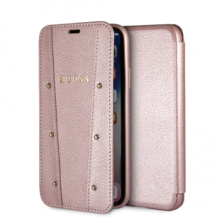 GUFLBKPXKAILRG Guess Kaia Book Case PU Rose Gold pro iPhone X / XS, 2440581